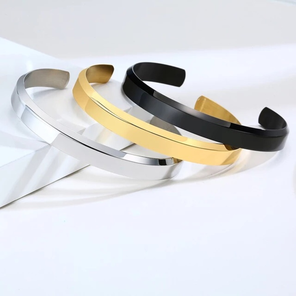 Men Cuff Stainless Steel Bracelets